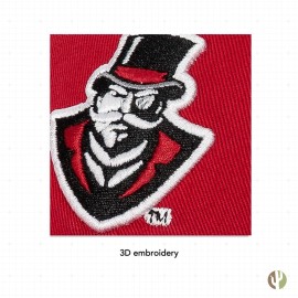 Desert Cactus Austin Peay State University Baseball Hat APSU Governors State Cap Adjustable Adult Team Color (Design 1) Red