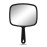 OMIRO Hand Mirror, All Black Handheld Mirror with Handle, 6.6 W x 9.3 L, Pack of 6