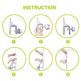 Baby Crib Mobile Arm with Music Box Spin Motor24 inch , AICMEI Nursery Decor Hanger -DIY Toy Decoration Move BracketDouble nut Adjustment and Fixing