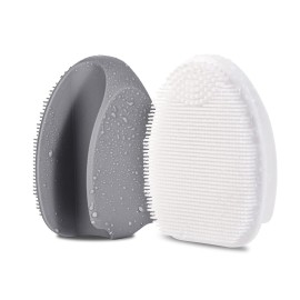 HIEERBUS Silicone Face Scrubber,2 Pack Face Scrubber for Women Men, Manual Face Exfoliator Brushes Scrubber,Facial Cleansing Brush for Exfoliating Blackhead Remover Acne Pore Cleansing Massaging