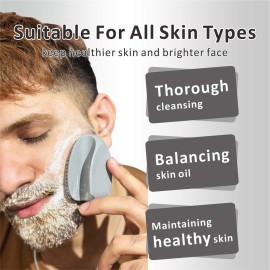 HIEERBUS Silicone Face Scrubber,2 Pack Face Scrubber for Women Men, Manual Face Exfoliator Brushes Scrubber,Facial Cleansing Brush for Exfoliating Blackhead Remover Acne Pore Cleansing Massaging HIEERBUS Silicone Face Scrubber,2 Pack Face Scrubber for Women Men, Manual Face Exfoliator Brushes Scrubber,Facial Cleansing Brush for Exfoliating Blackhead Remover Acne Pore Cleansing Massaging