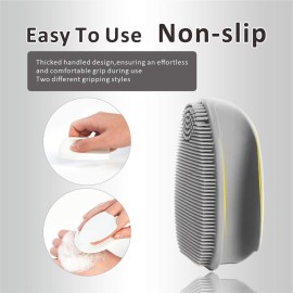 HIEERBUS Silicone Face Scrubber,2 Pack Face Scrubber for Women Men, Manual Face Exfoliator Brushes Scrubber,Facial Cleansing Brush for Exfoliating Blackhead Remover Acne Pore Cleansing Massaging HIEERBUS Silicone Face Scrubber,2 Pack Face Scrubber for Women Men, Manual Face Exfoliator Brushes Scrubber,Facial Cleansing Brush for Exfoliating Blackhead Remover Acne Pore Cleansing Massaging