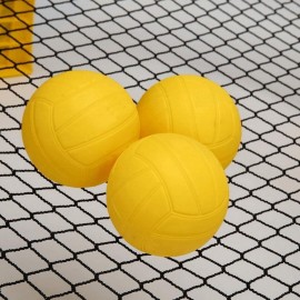 Viminston Spike Replacement Balls 3-Pack with Pump for Roundnet Game Mini Volleyball Pool Game
