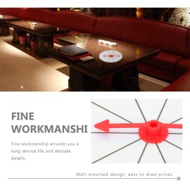 Vaguelly Wall Mount Color Prize Wheel: 10 Slot Activities Spinning Game Spinning Win The Fortune Game