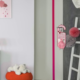 Qunclay Tooth Fairy Tooth Holder Fairy Door Hanger Bag Baby Teeth Keepsake Container for Lost Teeth Kids Boys Girl Milk Encourage Gift(Cute Style)