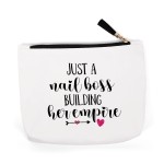 QIBAJIU Nail Tech Gifts for Women - Nail Boss & Artist Gift Set, Makeup Bag