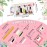 132 Pieces Wedding Survival Kit Bridal Mini Emergency Kit Bridal Party Proposal Gifts for Women with Makeup Bags Floral Wedding Bride Emergency Supplies(Floral Style)