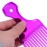 Lurrose Wide Tooth Comb Hair Pick Comb, 3PCS Afro Hair Pick Comb, Plastic Wide Hair Pick Comb, Portable Styling Hair Comb, Hairdressing Styling Tool for Natural Curly Hair, Purple Hair Styling Tools
