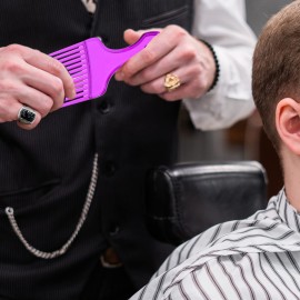 Lurrose Wide Tooth Comb Hair Pick Comb, 3PCS Afro Hair Pick Comb, Plastic Wide Hair Pick Comb, Portable Styling Hair Comb, Hairdressing Styling Tool for Natural Curly Hair, Purple Hair Styling Tools Lurrose Wide Tooth Comb Hair Pick Comb, 3PCS Afro Hair Pick Comb, Plastic Wide Hair Pick Comb, Portable Styling Hair Comb, Hairdressing Styling Tool for Natural Curly Hair, Purple Hair Styling Tools