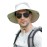 Koreshion Mens Womens Sun Hat Wide Brim Breathable Mesh UPF 50+ Bucket Hat Waterproof Fishing Hat Quick-Drying Safari Hat Foldable Boonie Cap Outdoor Sun Protection Cap Light Gray