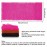 3 Pieces African Net Sponge African Long Loofah Exfoliating Washcloth,Bath Scrubber for Bath and ShowerPorous Wash Back Exfoliating Scrubber Skin Smoother Bath Sponges for Daily UseBlack Orange Pink
