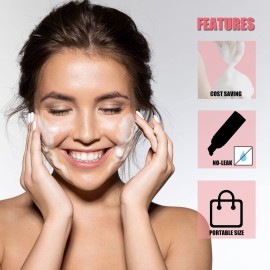 Lil Ray 2 Oz Empty Pink Foam Pump Bottle, Travel Foamer Soap Dispenser for Lash Shampoo, Hand Soap, Foaming Cleaner(Pink Pump, 12 PCS) Lil Ray 2 Oz Empty Pink Foam Pump Bottle, Travel Foamer Soap Dispenser for Lash Shampoo, Hand Soap, Foaming Cleaner(Pink Pump, 12 PCS)