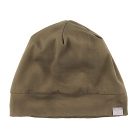 ELIHAIR Beanie Sleep Hats Bonnet for Night Sleeping Cap Silky Lined Satin Bonnet with Adjustable Elastic Band for Women Girls Curly Frizzy Hair Cover(Regular Brownish Green)