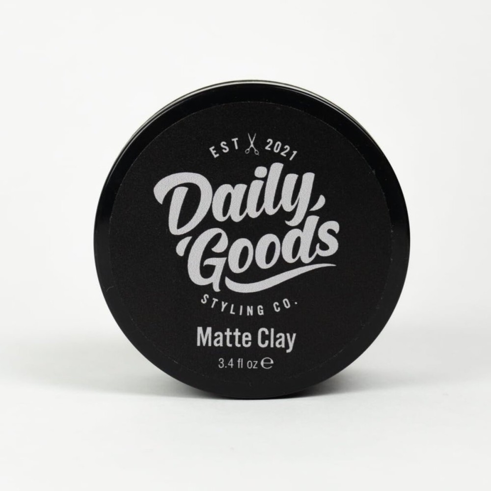Daily Goods Styling Co. | Matte Clay | Matte Finish | Pliable Strong Hold | 3.4 oz 100 mL