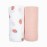 lulujo Baby Swaddle Blankets | Unisex Softest Breathable Cotton Muslin Swaddle Blanket Set | Neutral Receiving Blanket for Girls & Boys | 40in x 40in | Strawberries & Ballet Slipper | 2-Count