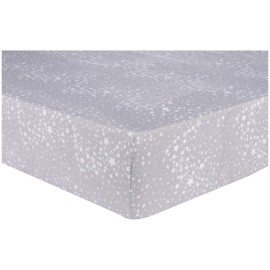 Sammy & Lou Starry Dreams 2-Pack Microfiber Fitted Crib Sheet Set, Fits Standard Crib Mattress 28 in x 52 in; Fully Elasticized,