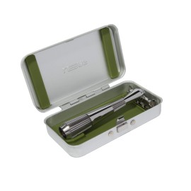 Leaf Shave | The Twig Razor & Thorn Razor Case, Silver - Portable Aluminium and Silicone Travel Case Leaf Shave | The Twig Razor & Thorn Razor Case, Silver - Portable Aluminium and Silicone Travel Case
