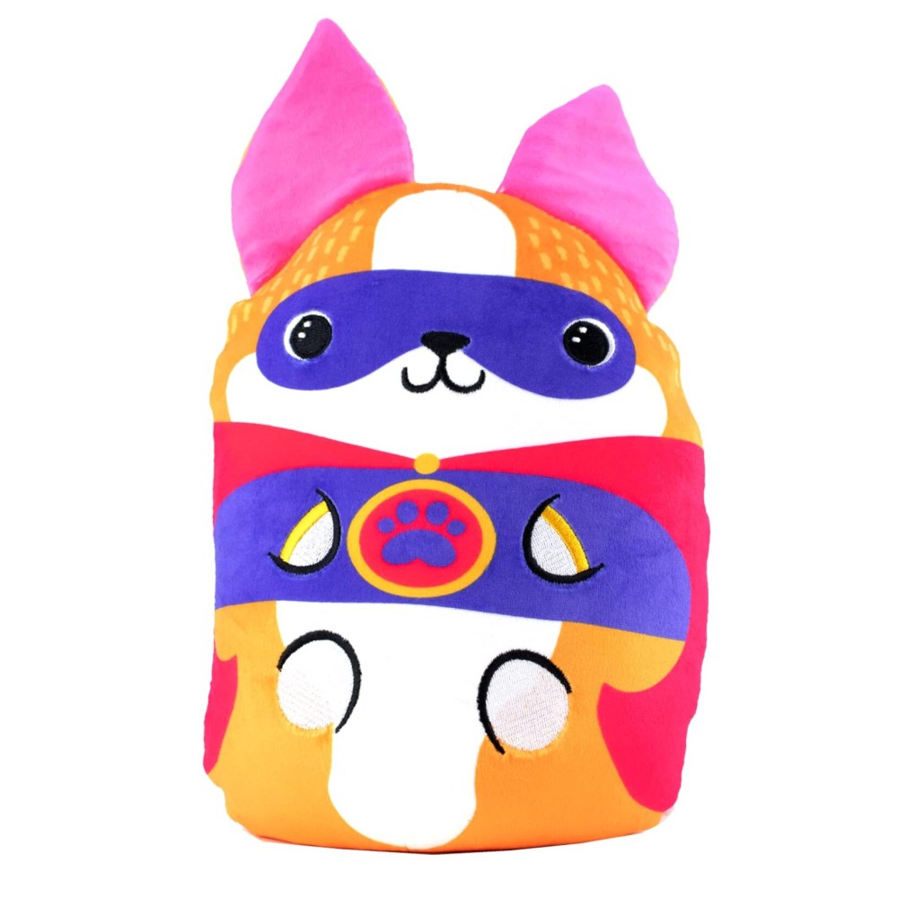 Dogs vs Squirls - Nigel - Jumbo - 8 Super-Soft & Bean-Filled Plushies! Collect These as Desk Pets, Fidget Toys, or Sensory Toys - Great for Kids, Boys, & Girls!