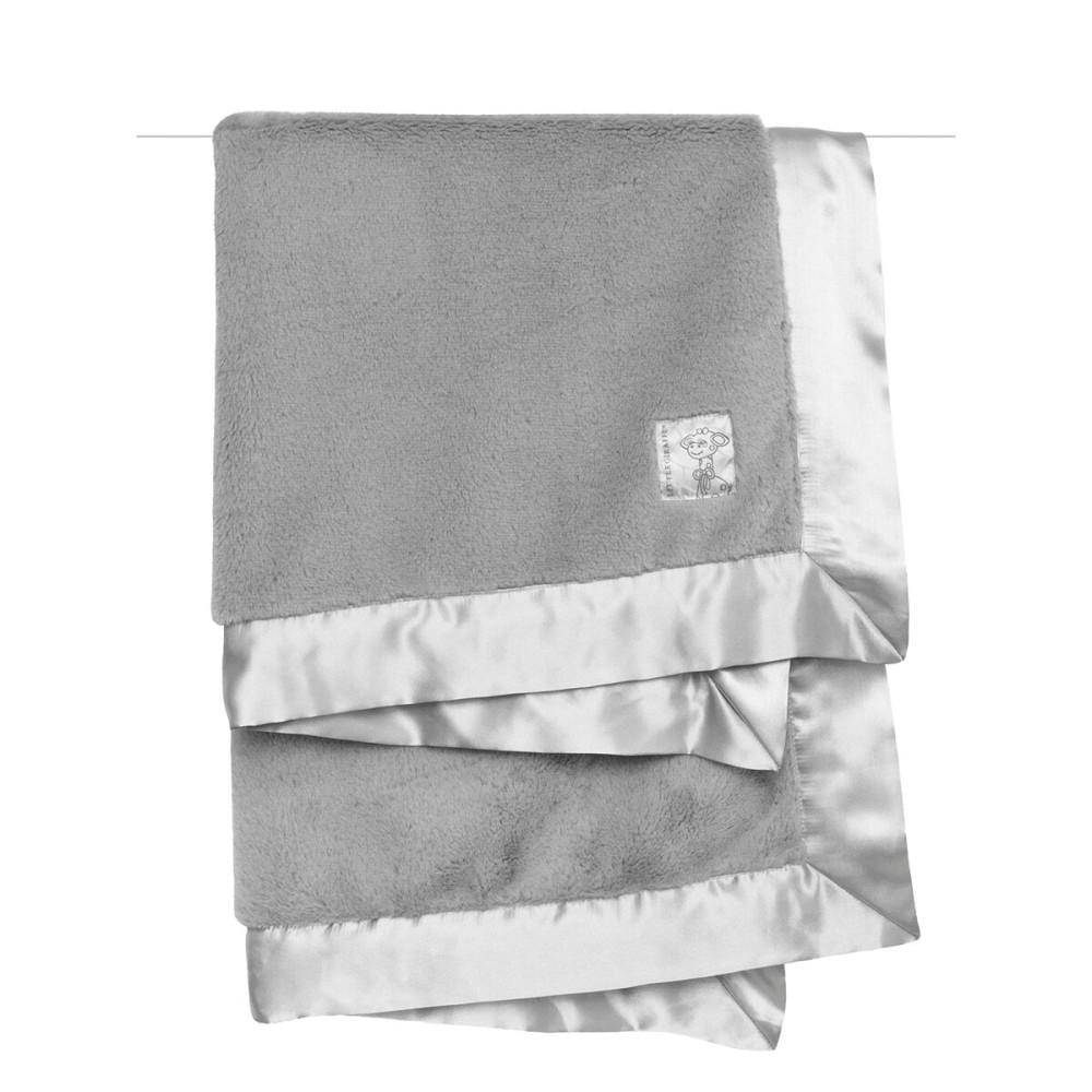Little Giraffe Posh Mink Baby Blanket 29 x 35, Silver
