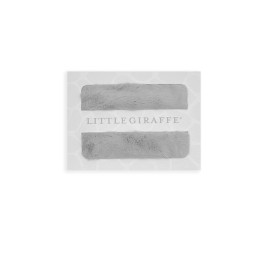Little Giraffe Posh Mink Baby Blanket 29 x 35, Silver