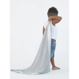 Little Giraffe Posh Mink Baby Blanket 29 x 35, Silver