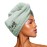 Felicia Leatherwood Microfiber Hair Towel Wrap - Quick Drying, Anti Frizz & Gentle on Hair - Easy to Use, Saves Time, Lightweight & Compact - for Curly, Long & Thick Hair - Men & Women - Mint