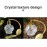 Topxome 100ml Clear Crystal Vintage Style Perfume Bottle Long Spray Tassels Atomizer Pump Refillable Glass Bottles Lady Makeup Tool (Gold)