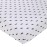 NoJo Lightning Bolt Black and White Nursery Fitted Crib Sheet
