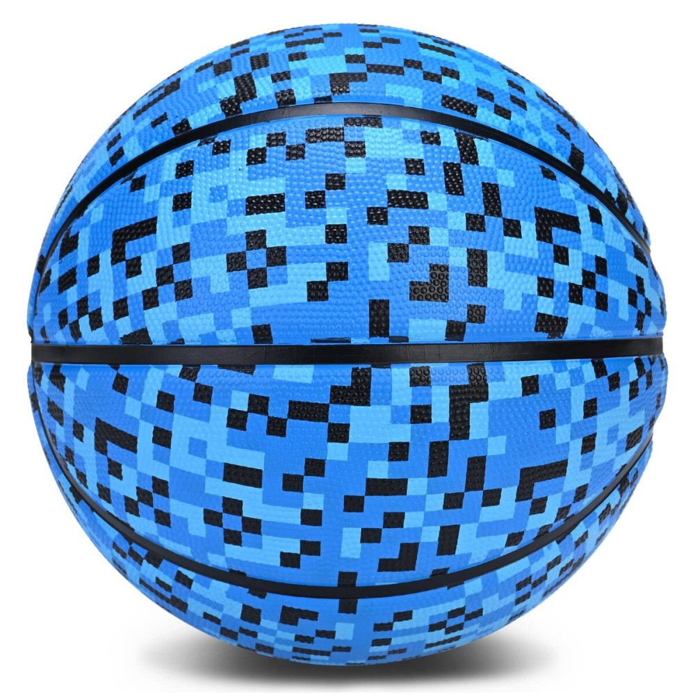 PECOGO Official Rubber Basketball 27.5 29.5 Outdoor Indoor Mens Basketball Ball Size 5 Size 7 for Kids Youth Teen Boys and Girls Gift Ideas(Without Pump)