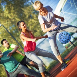 PECOGO Official Rubber Basketball 27.5 29.5 Outdoor Indoor Mens Basketball Ball Size 5 Size 7 for Kids Youth Teen Boys and Girls Gift Ideas(Without Pump)