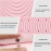 Heat Resistant Silicone Mat Pouch for Hair Straightener, Non-Slip Travel Pad Cover for Curling & Flat Iron, Portable Styling Heat Mat Holder for Curler Wand and Hot Waver (Pink)