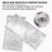2-in-1 Eyelash Extension Crystal Pallet, Glass False Lashes Stand Tray, Strip Tile Holder for Lashes Adhesive Glue, Nail Art Painting Color Toning Glass Board (2Pcs)