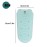 Heat Resistant Silicone Mat Pouch for Hair Styling Tools, Curling and Flat Irons Non-Slip Travel Cover, Small Portable Straightener Pad for Curler Wands Storage, Hot Waver (Green)