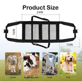 Klau Calf Scale Hanging Scale Sling with Adjustable Straps for Weighing Calves Lambs Goats Alpacas Dogs Newborn Livestock
