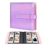 256 Photos Album for Polaroid Go Everything Box Camera and Instant Film,Polaroid Go Photo Album Book (Magic Purple)