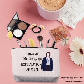 TSOTMO Book Gift Bookworm Gift Quote Literature Gift for Fans Bookish Zipper Pouch Literary Couples Gift