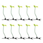 Framendino, 10 Pack Funny Bean Sprout Hair Clips Plant Grass Barrette for Women Girls
