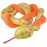 Forest & Twelfth 67 Twisted Plush Snake Toys for Kids, Stuffed Snakes with Adorable Faces and Colors, Great for Pretend-Play Adventure, Home Dcor, All Occasion Gifts for Kids Ages 3+ (Orange)