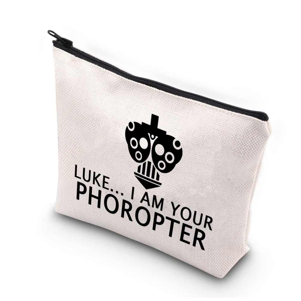 BDPWSS Optometrist Makeup Bag Optometry Gift Eye Doctor Vision Gifts Luke I Am Your Phoropter Funny Optometrist Travel Pouch (i am phoropter)