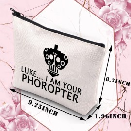 BDPWSS Optometrist Makeup Bag Optometry Gift Eye Doctor Vision Gifts Luke I Am Your Phoropter Funny Optometrist Travel Pouch (i am phoropter)