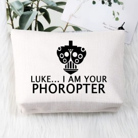BDPWSS Optometrist Makeup Bag Optometry Gift Eye Doctor Vision Gifts Luke I Am Your Phoropter Funny Optometrist Travel Pouch (i am phoropter)