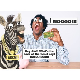 Prank Gag Joke Lottery Tickets Big Time Money 10 Total Tickets, All Same Design, These Lottery Ticket Scratch Off Cards Look Super Real Like A Real Scratcher Joke Lotto Ticket, Win $25,000