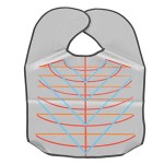 Hair Cutting Collar, Waterproof Salon Neck Cape Hair Stylist Cutting Collar Professional Hairdressing Hair Cutting Guide Cape Neck Wrap Magnetic Cutting Collar(grey)