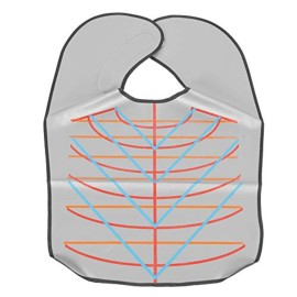 Hair Cutting Collar, Waterproof Salon Neck Cape Hair Stylist Cutting Collar Professional Hairdressing Hair Cutting Guide Cape Neck Wrap Magnetic Cutting Collar(grey)