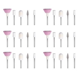 PAGOW 30 Pieces Nail File Replacement Head Refills for Finishing Salon Electronic Manicure Set PAGOW 30 Pieces Nail File Replacement Head Refills for Finishing Salon Electronic Manicure Set
