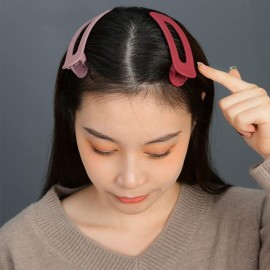 6 PCS Womens French Barrette Duckbill Alligator Hair Claw Clips, Side Slide Firm Grip,Beauty Accessory Styling Pin Clamps, Large Classic Multicolor