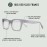LOOK OPTIC Cosmo Reader - Stylish, Unisex, High Optical Quality Readers - Comfortable, Scratch Resistant Reading Glasses 3.00, Grey