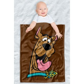 LOGOVISION Scooby Doo Lightweight Baby Blanket, 30X40, Scooby Happy Unisex for Infants Girls & Boys