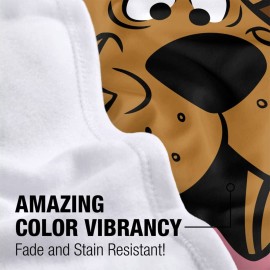 LOGOVISION Scooby Doo Lightweight Baby Blanket, 30X40, Scooby Happy Unisex for Infants Girls & Boys