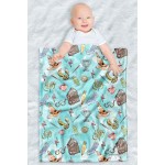 Harry Potter Lightweight Baby Blanket, 30X40, Water Color Pattern Unisex for Infants Girls & Boys